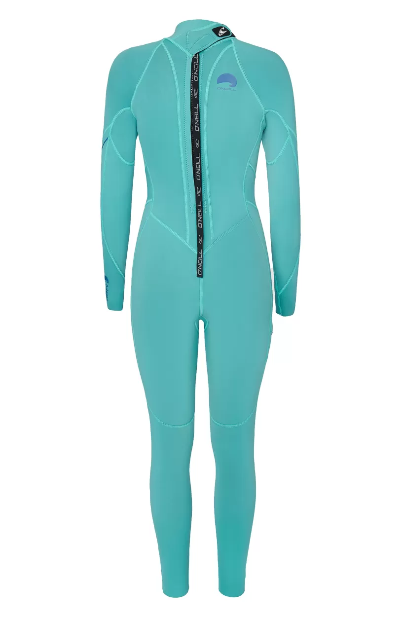Shop O’Neill Bahia Of The Wave 3/2mm Back Zip Full Wetsuit | BRISTOL/BRISTOL/BRISTOL