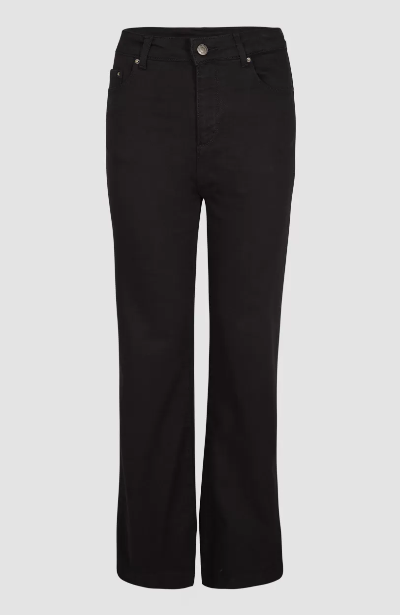 Flash Sale O’Neill Broek Dive Twill Met Hoge Taille | Black Out