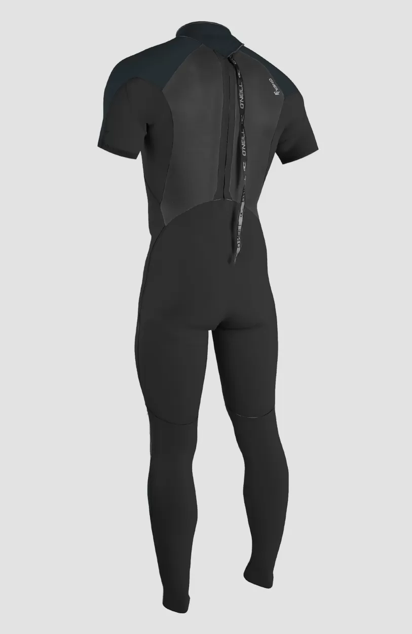 Fashion O’Neill Epic 3/2mm Back Zip Shortsleeve Full Wetsuit Herren | BLACK/GUN METAL/GUN METAL