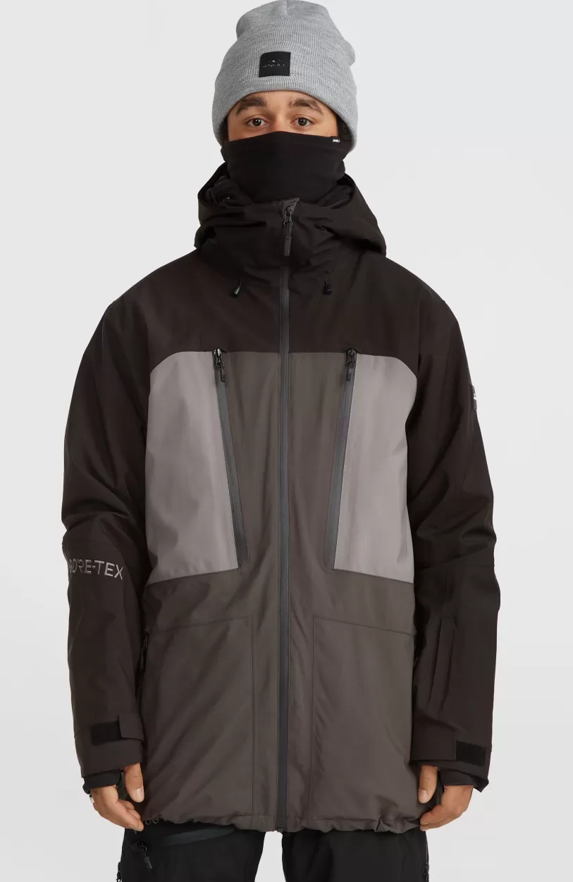 Fashion O’Neill GORE-TEX Psycho Tech Wintersportjas | Black Out Colour Block