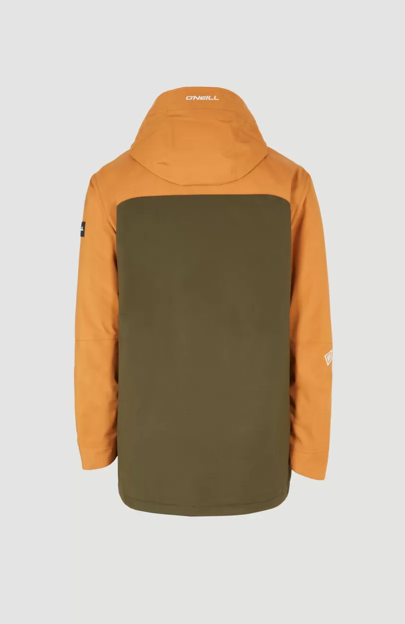 Shop O’Neill GORE-TEX Psycho Tech Wintersportjas | Rich Caramel Colour block