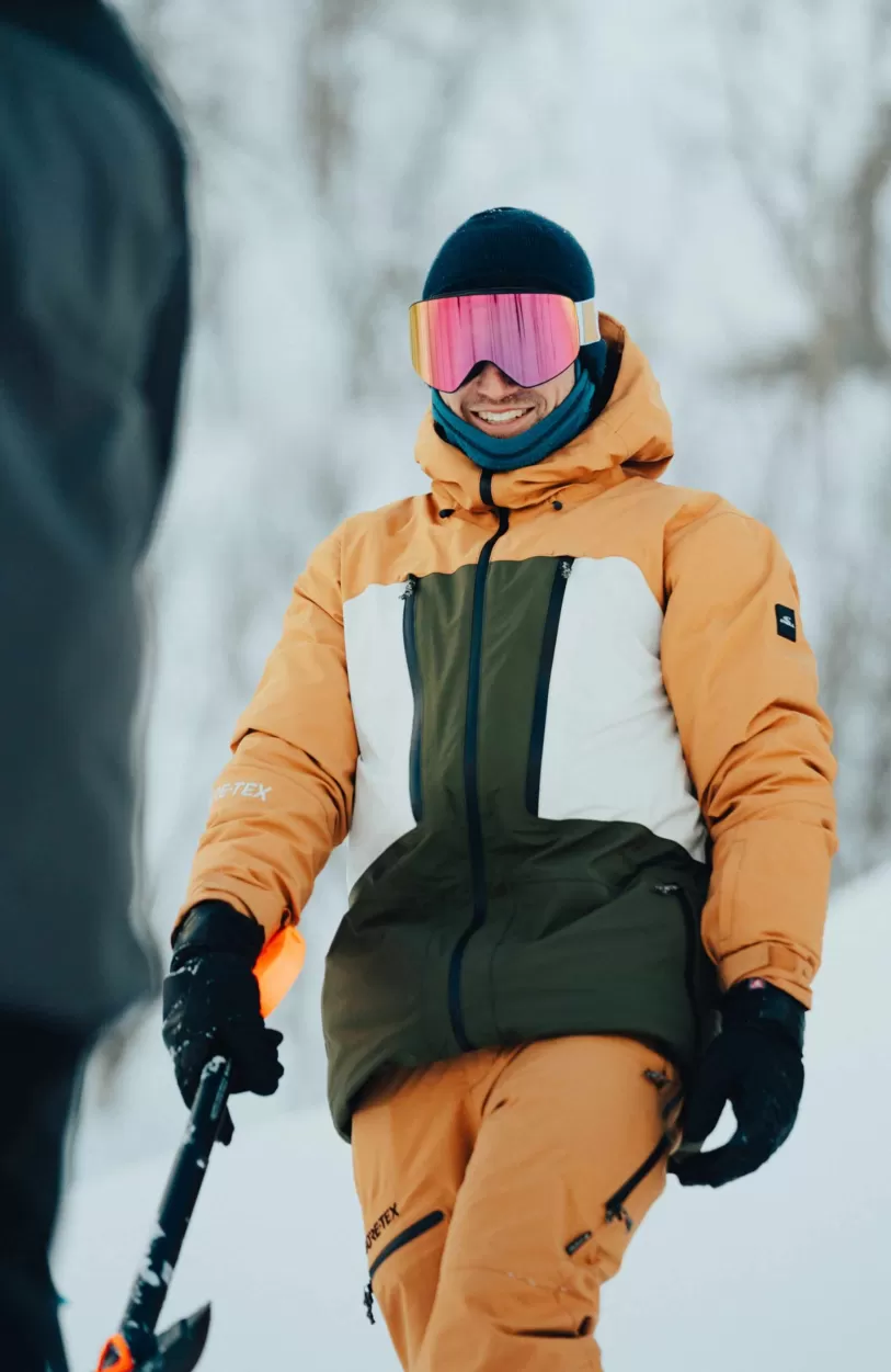 Shop O’Neill GORE-TEX Psycho Tech Wintersportjas | Rich Caramel Colour block