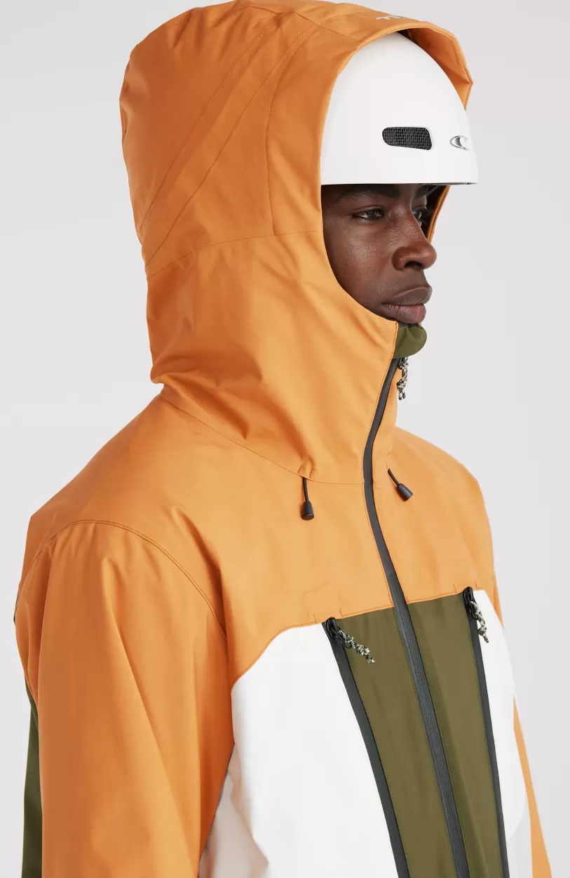Shop O’Neill GORE-TEX Psycho Tech Wintersportjas | Rich Caramel Colour block