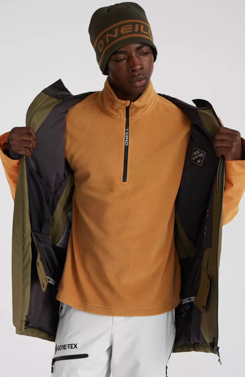 Shop O’Neill GORE-TEX Psycho Tech Wintersportjas | Rich Caramel Colour block