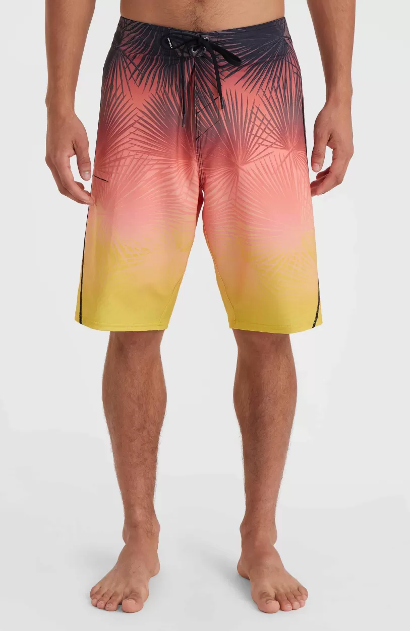 Cheap O’Neill Hyperfreak Heat S-Seam Fade 21" Boardshort | Coral S-Seam Heat Fade