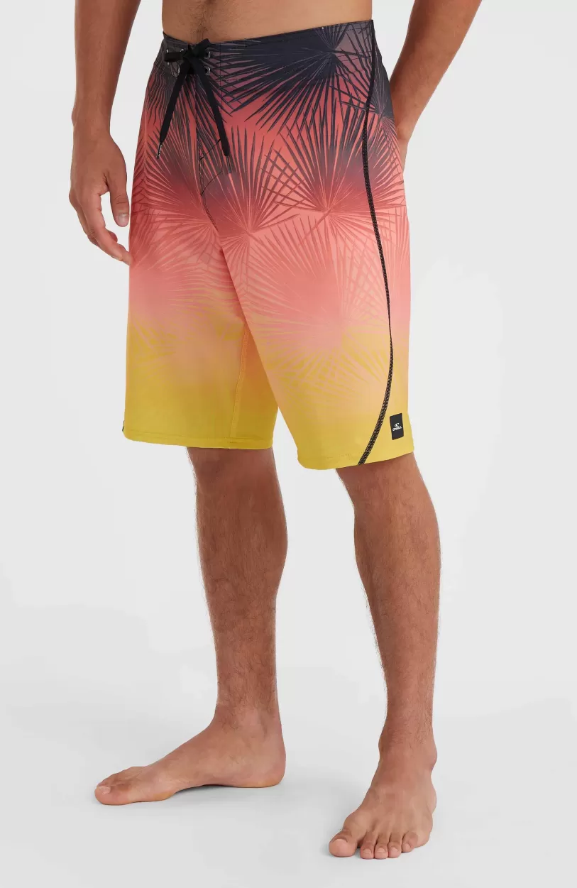Cheap O’Neill Hyperfreak Heat S-Seam Fade 21" Boardshort | Coral S-Seam Heat Fade