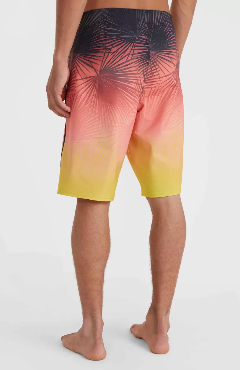 Cheap O’Neill Hyperfreak Heat S-Seam Fade 21" Boardshort | Coral S-Seam Heat Fade