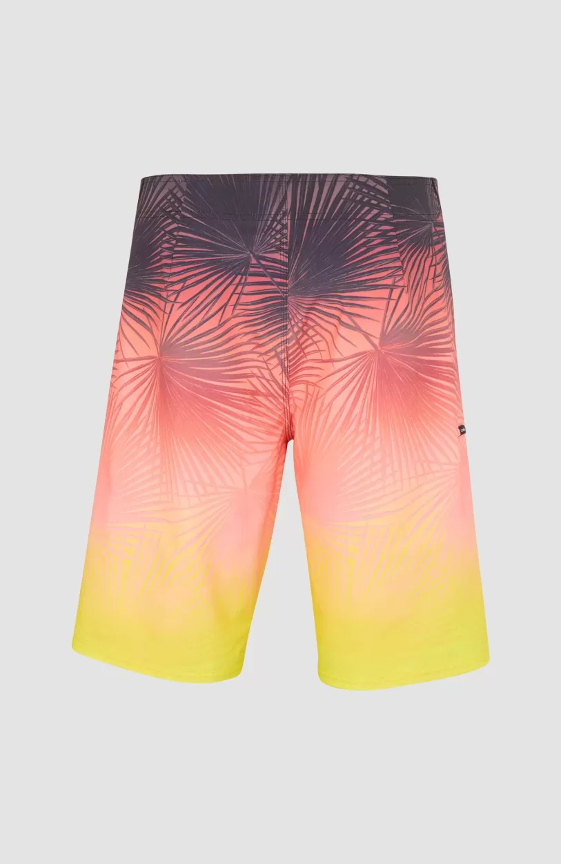 Cheap O’Neill Hyperfreak Heat S-Seam Fade 21" Boardshort | Coral S-Seam Heat Fade