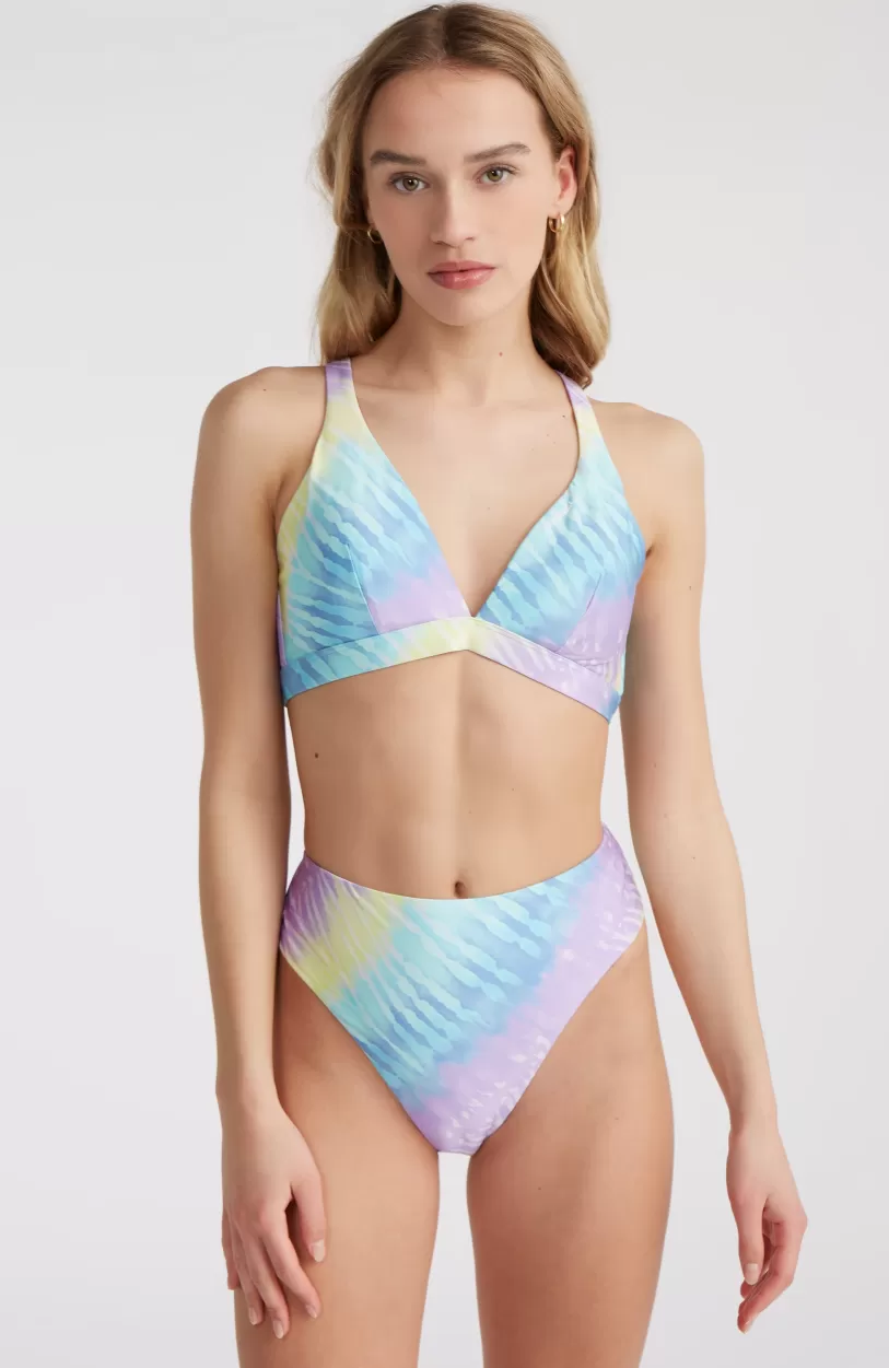 Sale O’Neill Hyperfreak Women Of The Wave Longline Triangelbikiniset | Blue Tie Dye