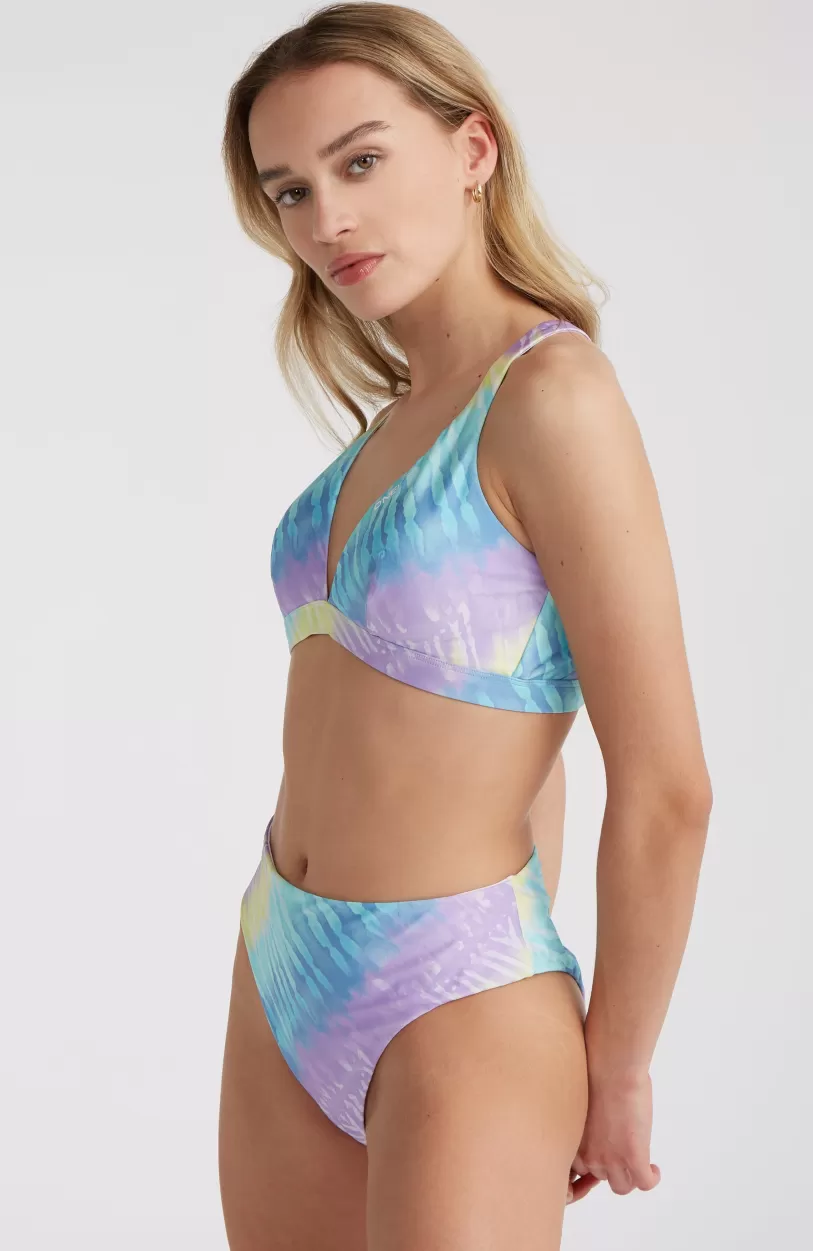 Sale O’Neill Hyperfreak Women Of The Wave Longline Triangelbikiniset | Blue Tie Dye