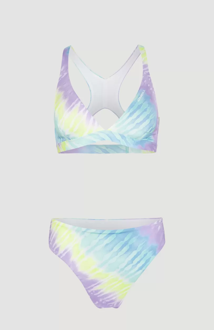 Sale O’Neill Hyperfreak Women Of The Wave Longline Triangelbikiniset | Blue Tie Dye