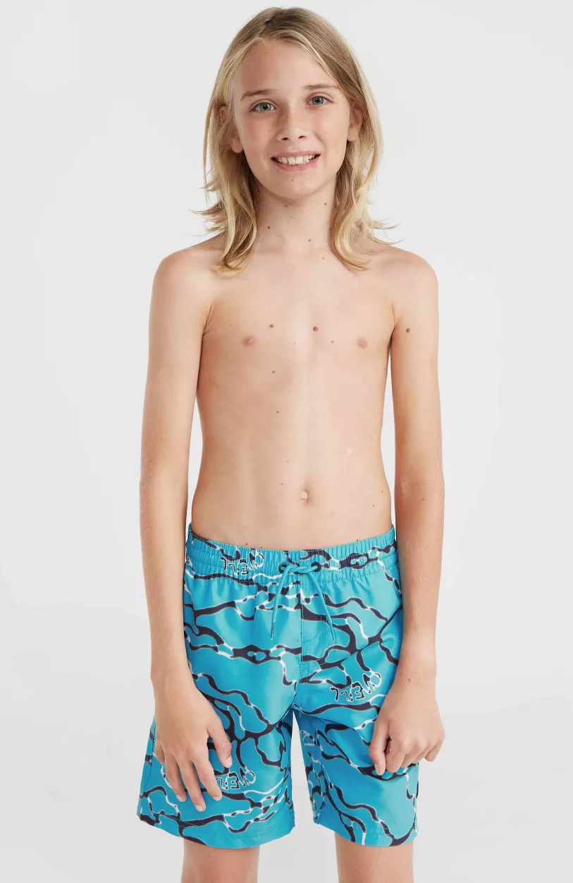 Clearance O’Neill Jack O'Neill Cali Crazy 14" Zwembroek | Light Blue Ocean View