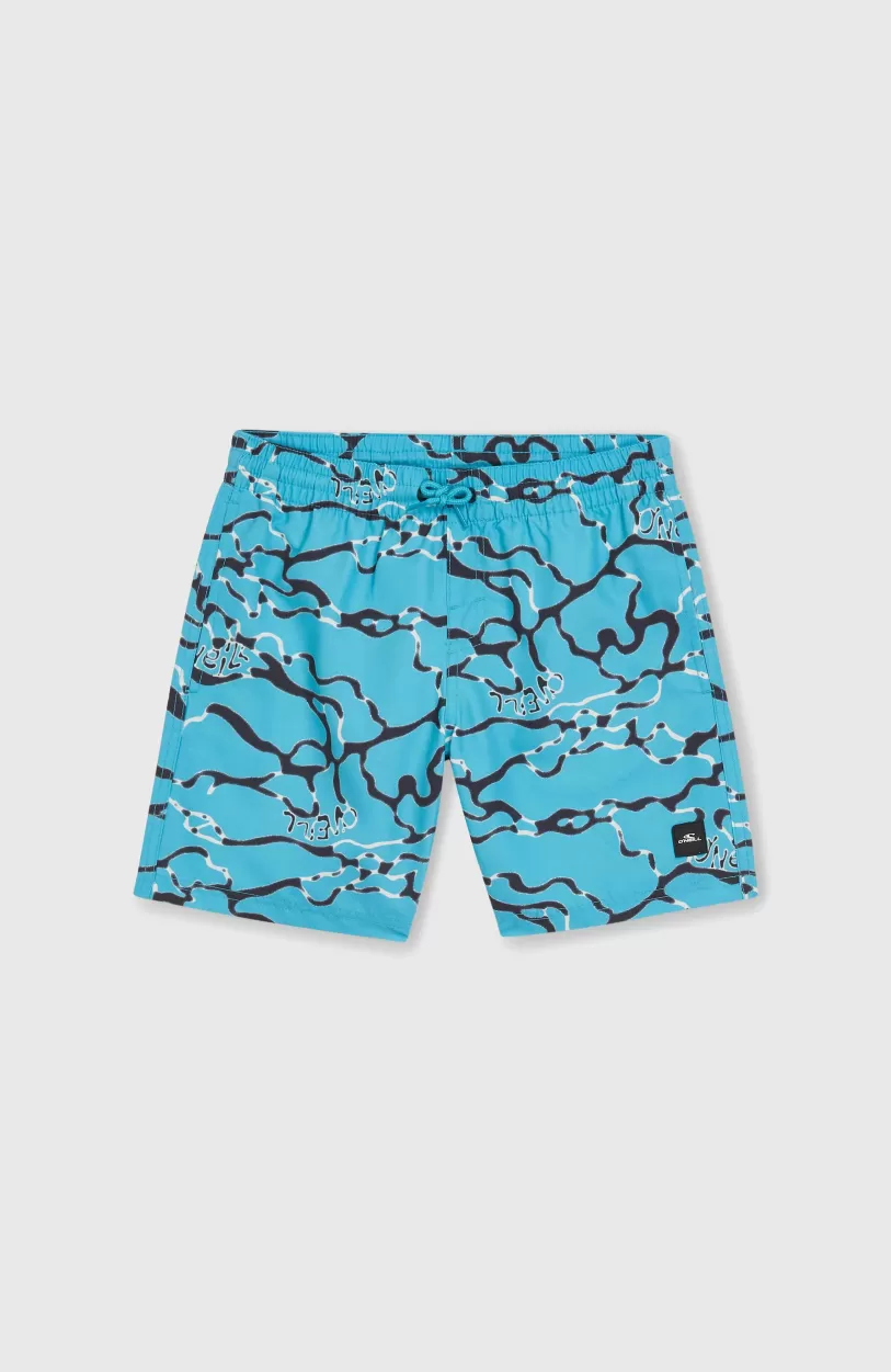 Clearance O’Neill Jack O'Neill Cali Crazy 14" Zwembroek | Light Blue Ocean View