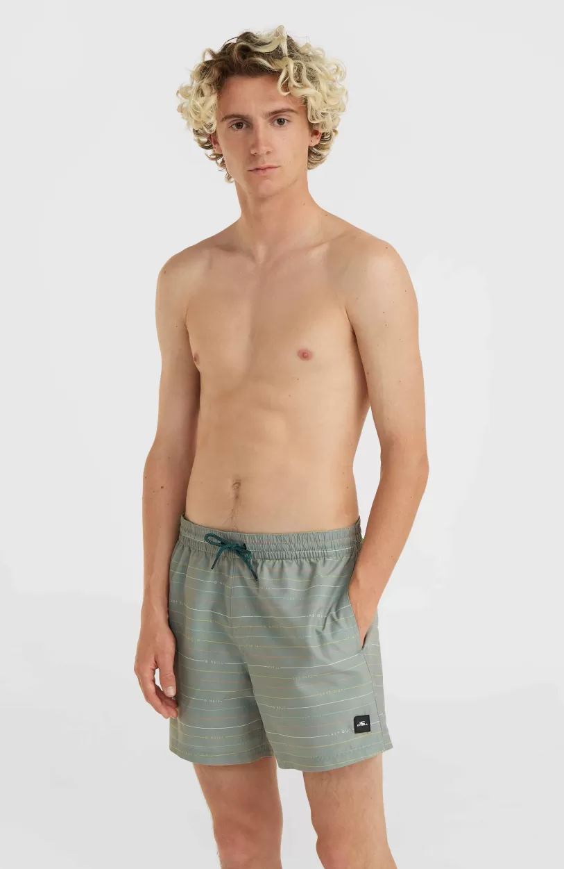 New O’Neill Jack O'Neill Cali First 15" Zwembroek | Green First Name Stripe