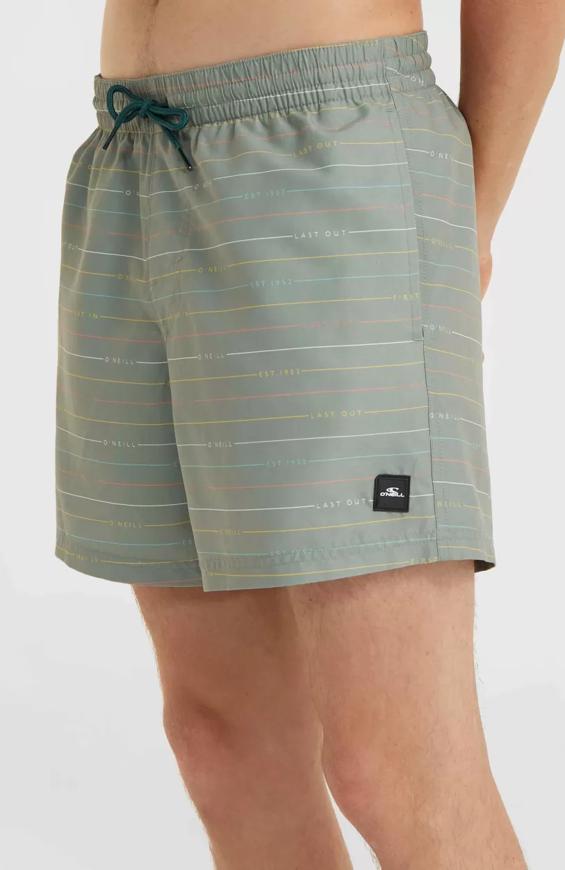 New O’Neill Jack O'Neill Cali First 15" Zwembroek | Green First Name Stripe
