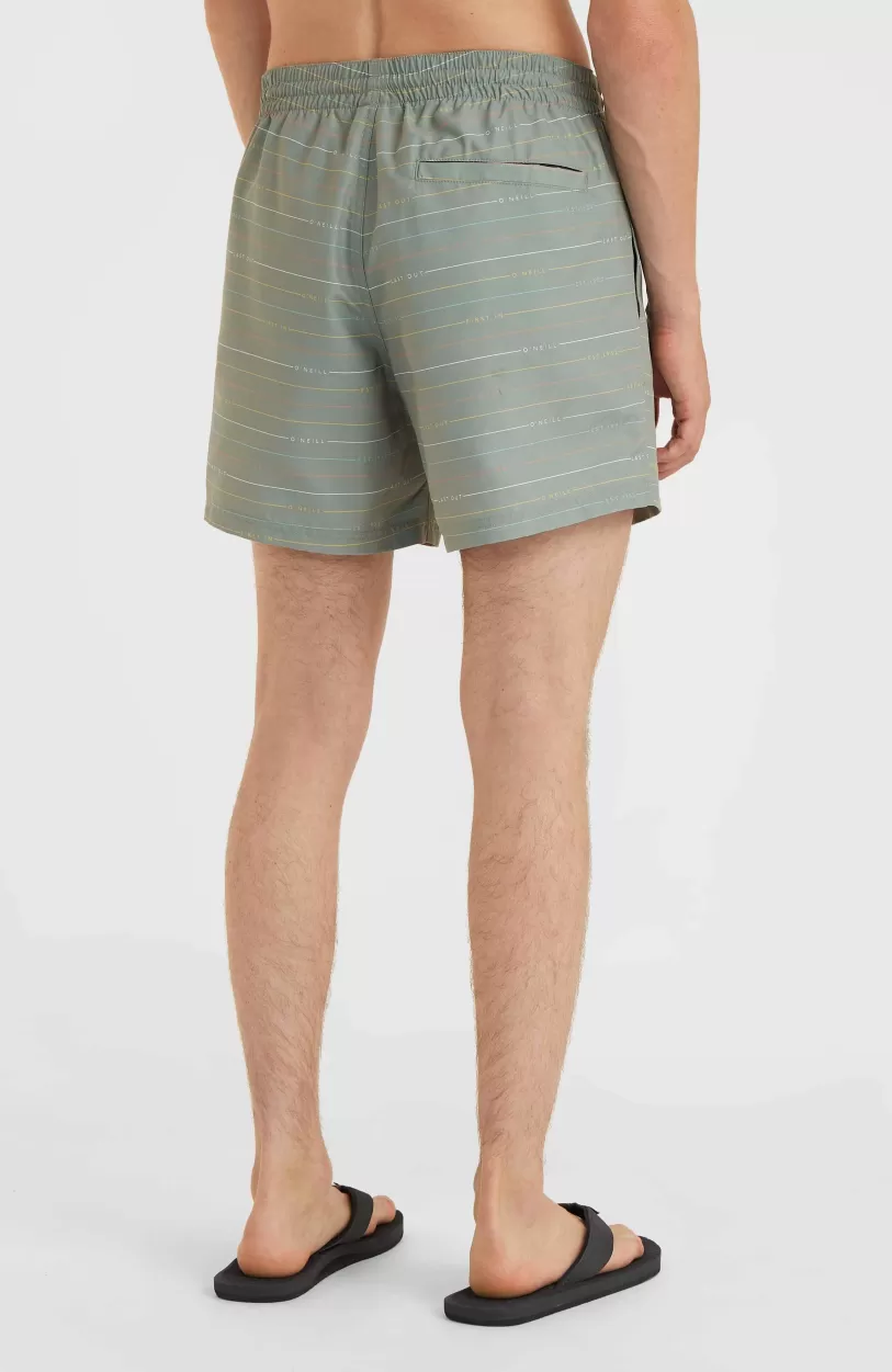 New O’Neill Jack O'Neill Cali First 15" Zwembroek | Green First Name Stripe