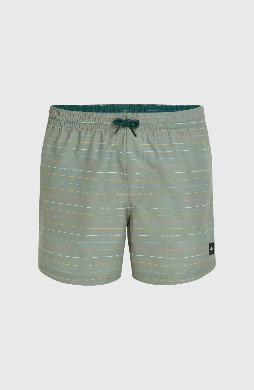 New O’Neill Jack O'Neill Cali First 15" Zwembroek | Green First Name Stripe