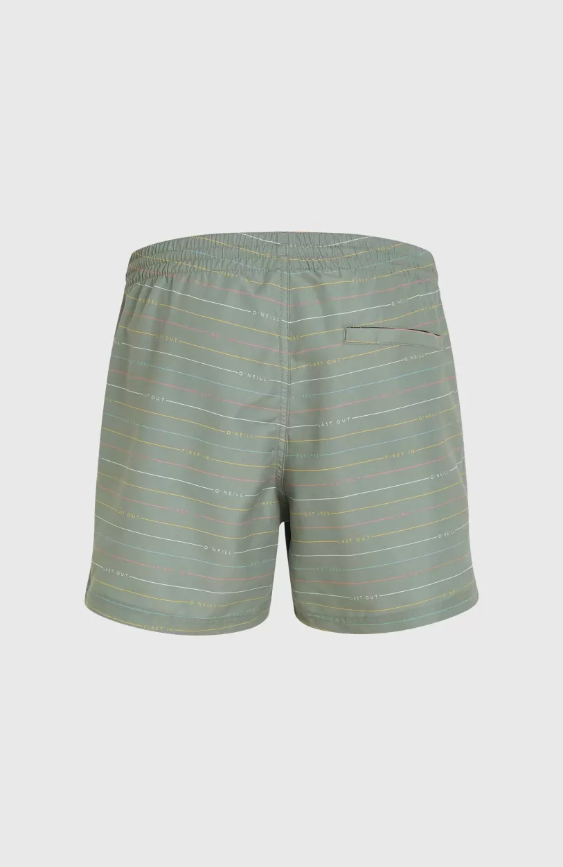 New O’Neill Jack O'Neill Cali First 15" Zwembroek | Green First Name Stripe