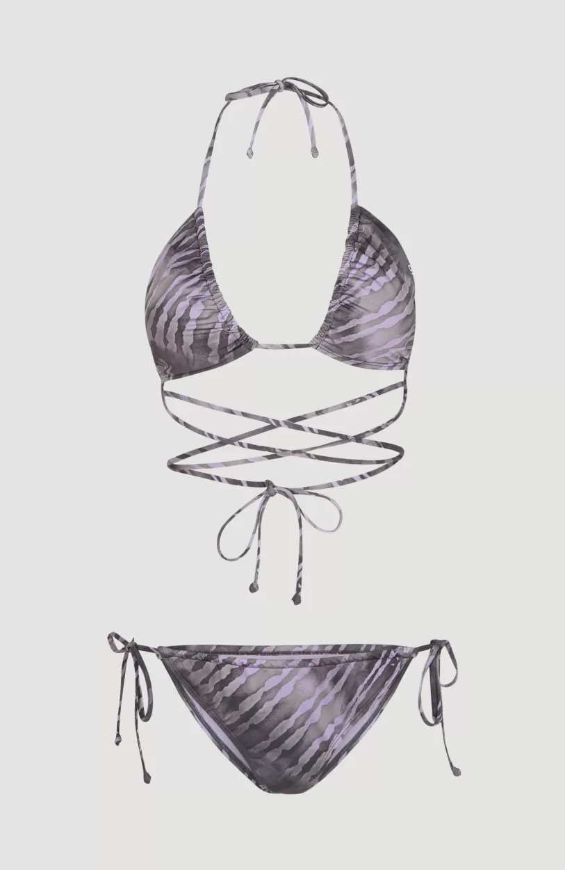 New O’Neill Kat Becca Women Of The Wave Triangelbikiniset | Grey Tie Dye