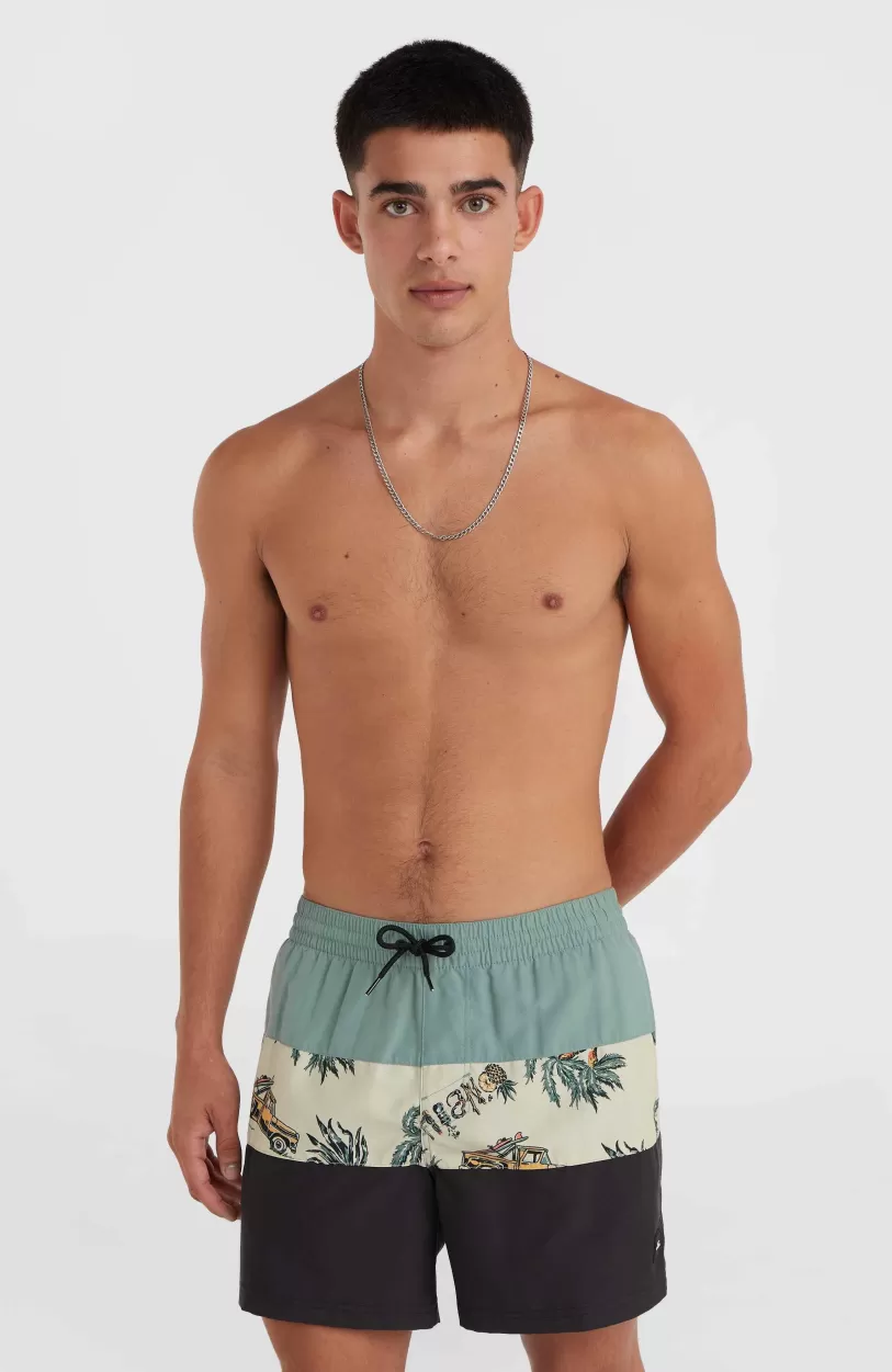 Discount O’Neill Mix And Match Cali Block 15" Zwembroek | Beige Venice Beach