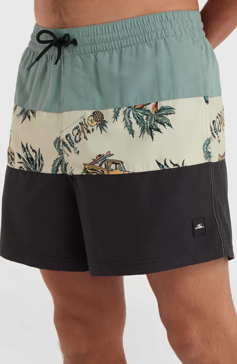 Discount O’Neill Mix And Match Cali Block 15" Zwembroek | Beige Venice Beach