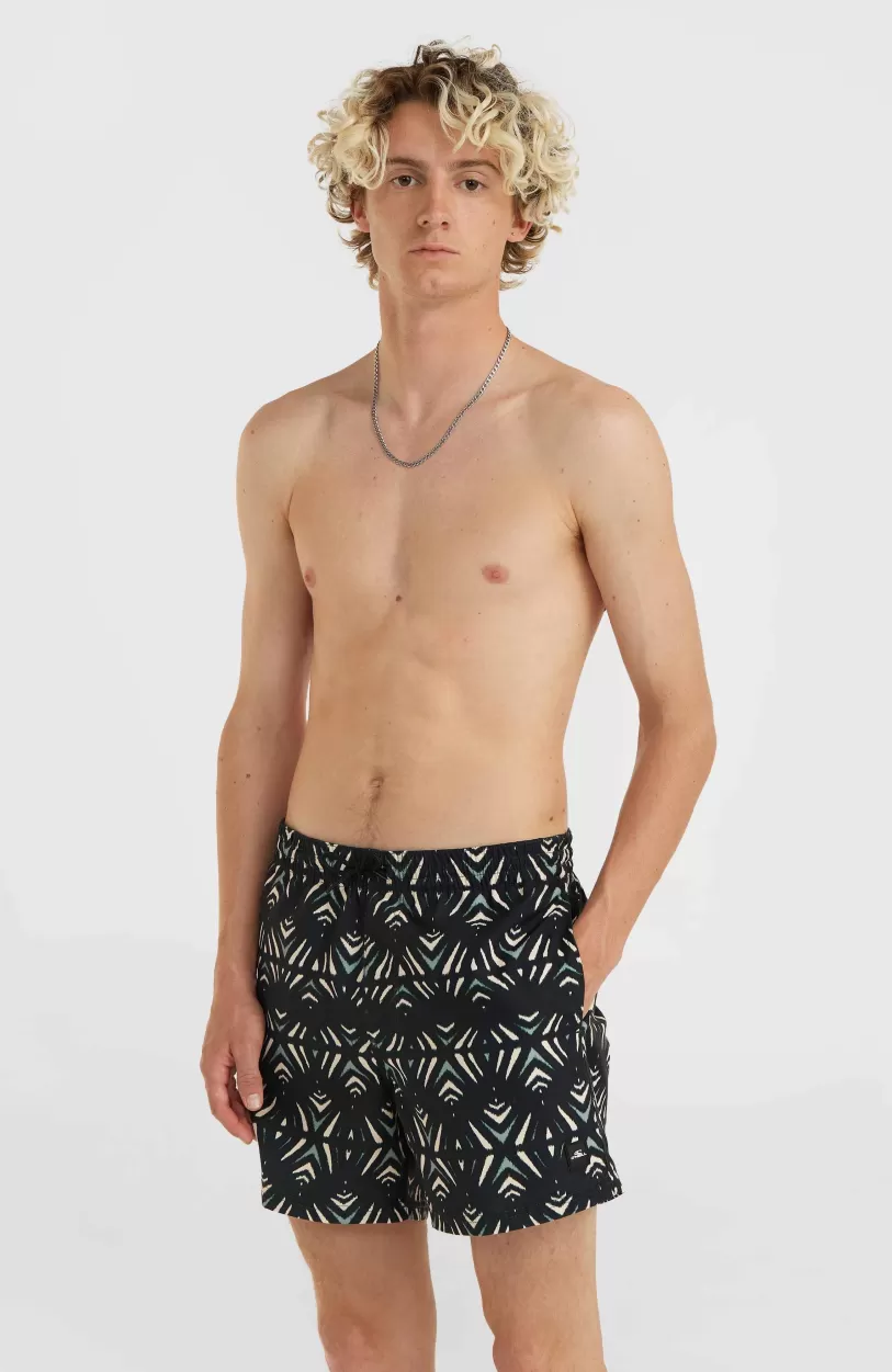 Shop O’Neill Mix And Match Cali Print 15'' Zwembroek | Black Fade IKAT