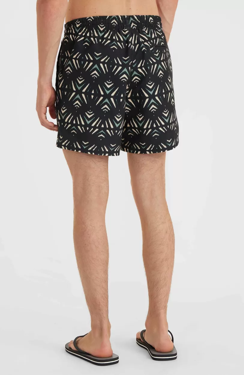 Shop O’Neill Mix And Match Cali Print 15'' Zwembroek | Black Fade IKAT