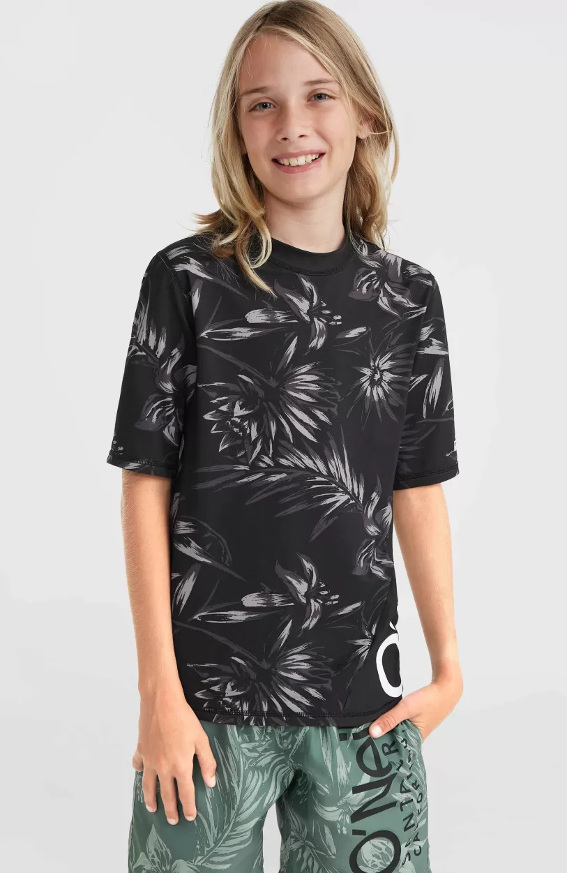Online O’Neill Mix And Match Crazy Shirt Met Korte Mouwen | Black Tonal Tropican