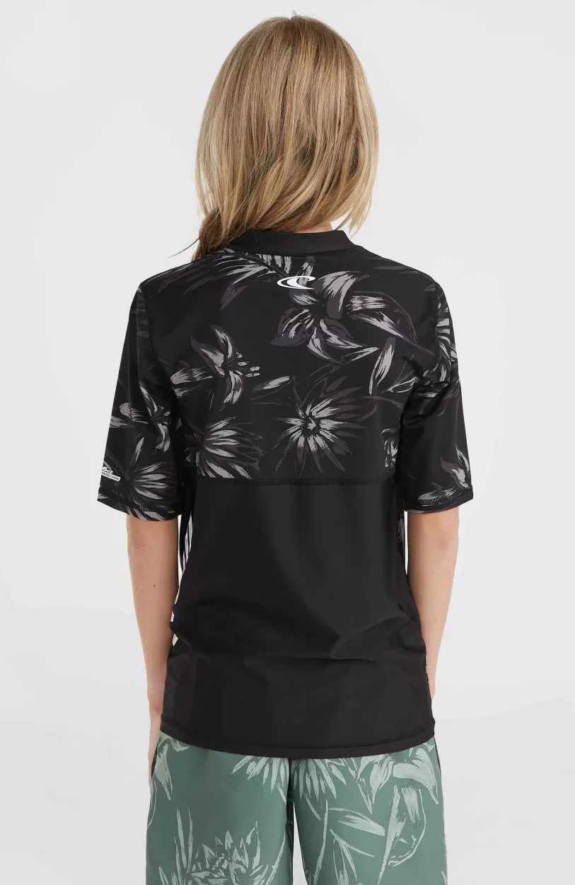 Online O’Neill Mix And Match Crazy Shirt Met Korte Mouwen | Black Tonal Tropican
