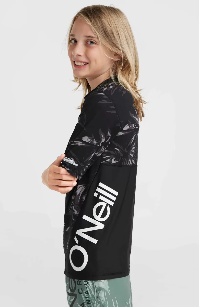 Online O’Neill Mix And Match Crazy Shirt Met Korte Mouwen | Black Tonal Tropican
