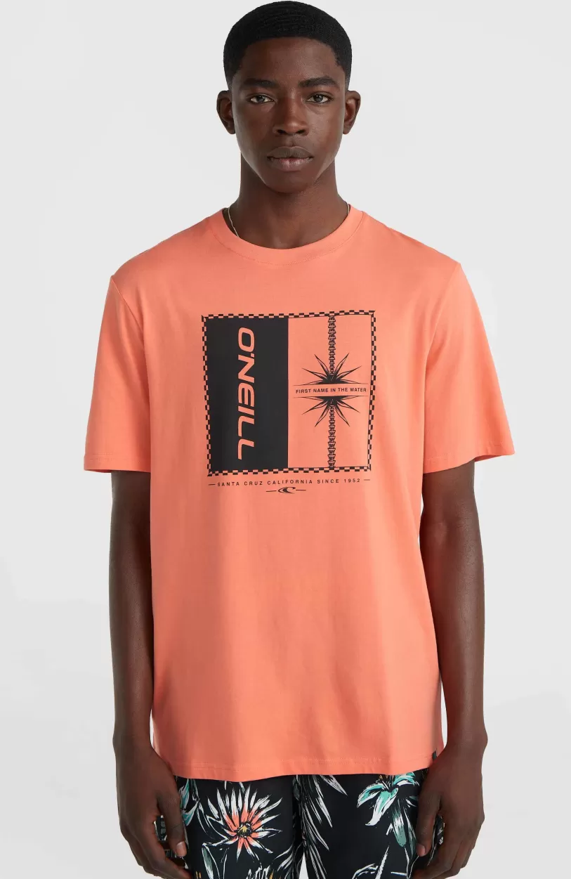 Best O’Neill Mix And Match Palm T-shirt | Living Coral