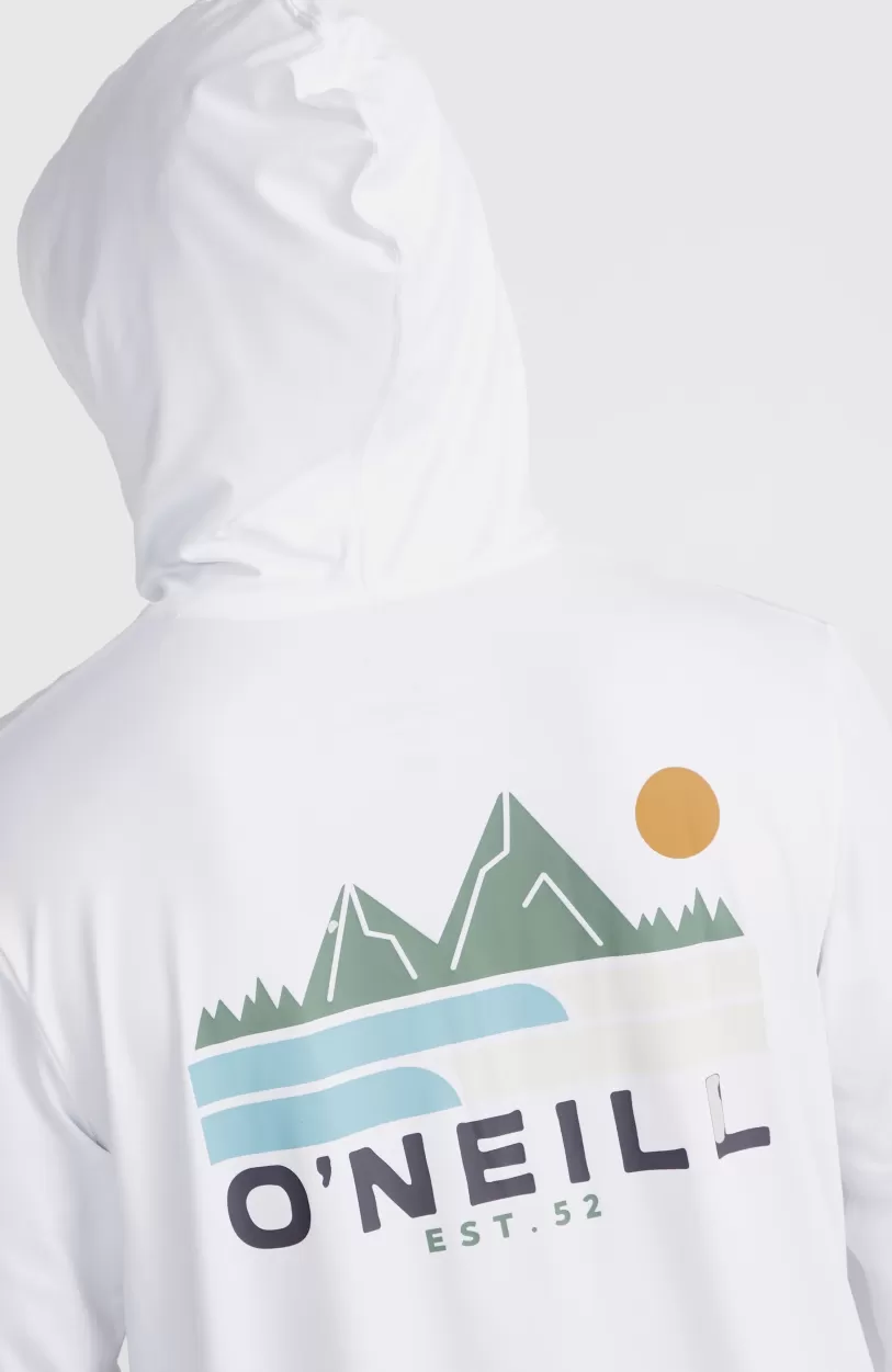 Best Sale O’Neill O'Neill TRVLR Series UPF Shirt Met Lange Mouwen En Capuchon | Snow White