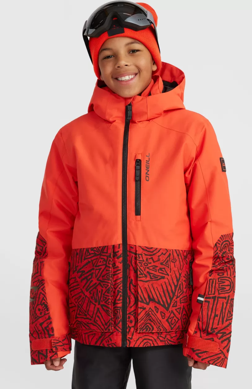 Flash Sale O’Neill O'Riginals Block Wintersportjas | Red Sketcheritage