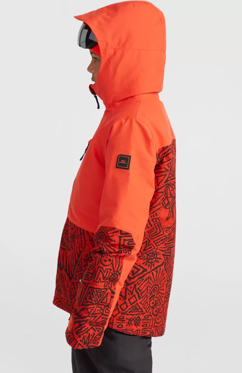 Flash Sale O’Neill O'Riginals Block Wintersportjas | Red Sketcheritage