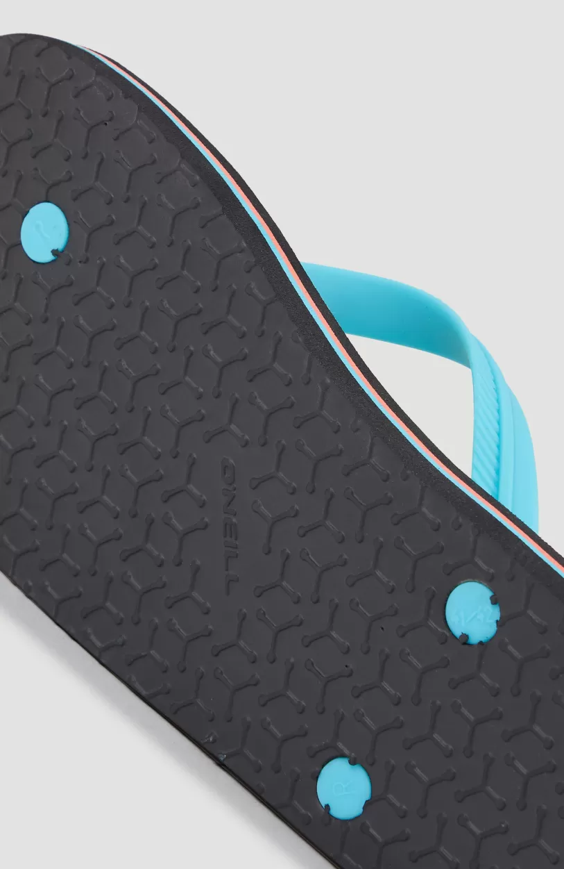 Store O’Neill Profile Graphic Slippers | Living Coral Simple Gradient Panel