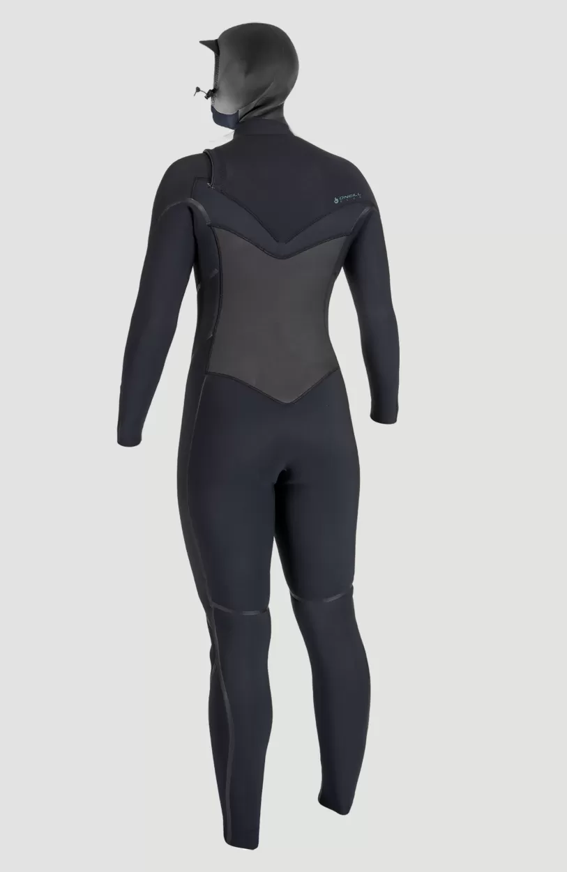 Online O’Neill Psycho Tech 6/4mm Chest Zip Full Wetsuit Met Kap | BLACK/BLACK