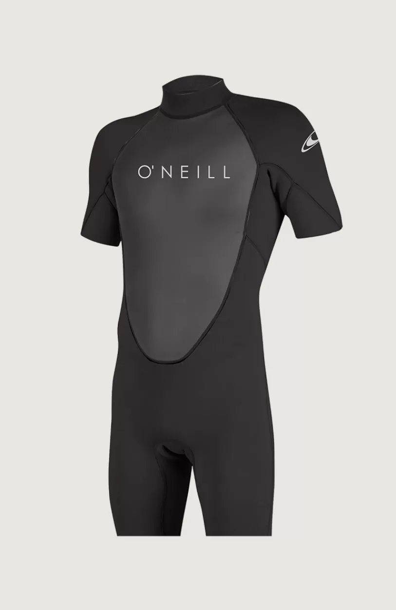 Cheap O’Neill Reactor-2 2mm Back Zip Shortsleeve Spring Wetsuit | BLACK/BLACK