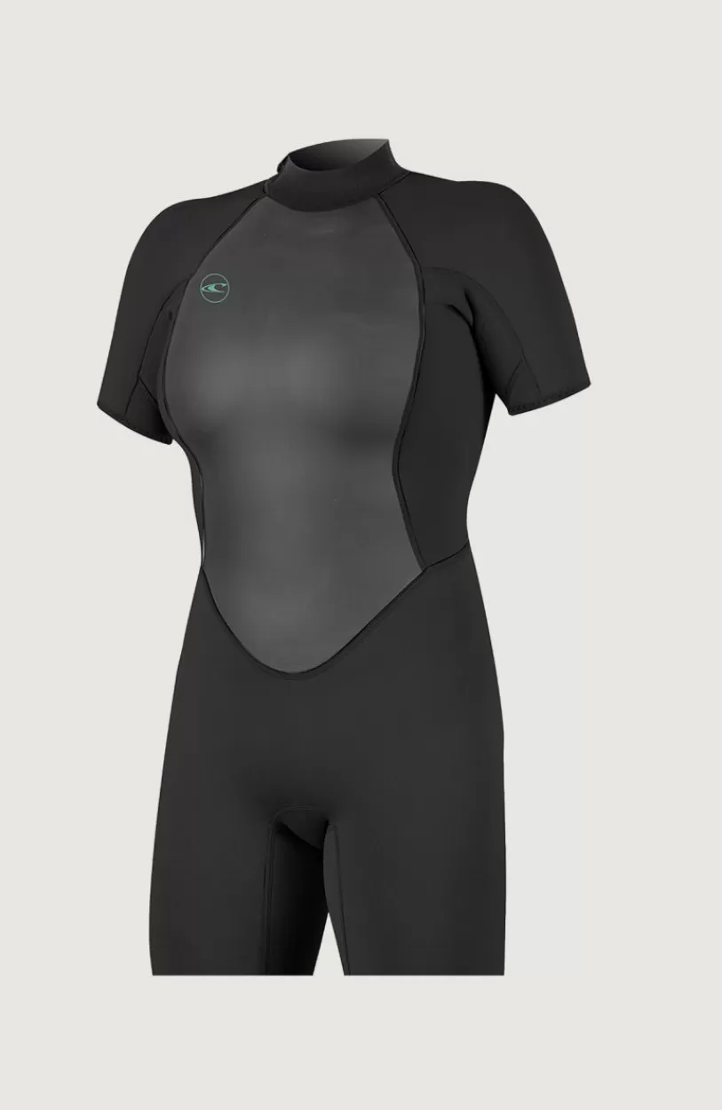 Cheap O’Neill Reactor-2 2mm Back Zip Shortsleeve Spring Wetsuit | BLACK/BLACK
