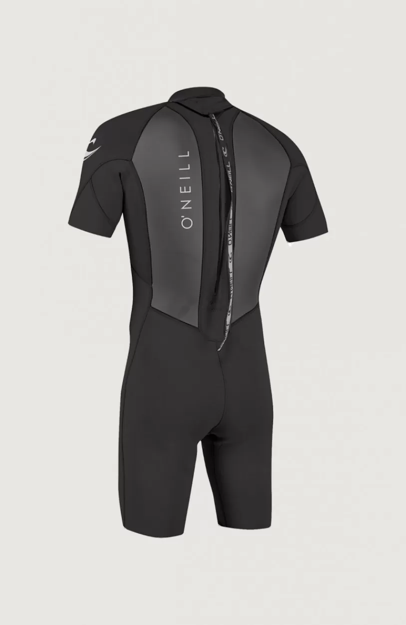 Cheap O’Neill Reactor-2 2mm Back Zip Shortsleeve Spring Wetsuit | BLACK/BLACK