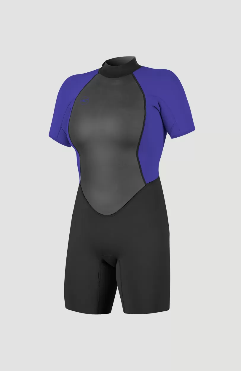 Shop O’Neill Reactor-2 2mm Back Zip Shortsleeve Spring Wetsuit | BLACK/COBALT