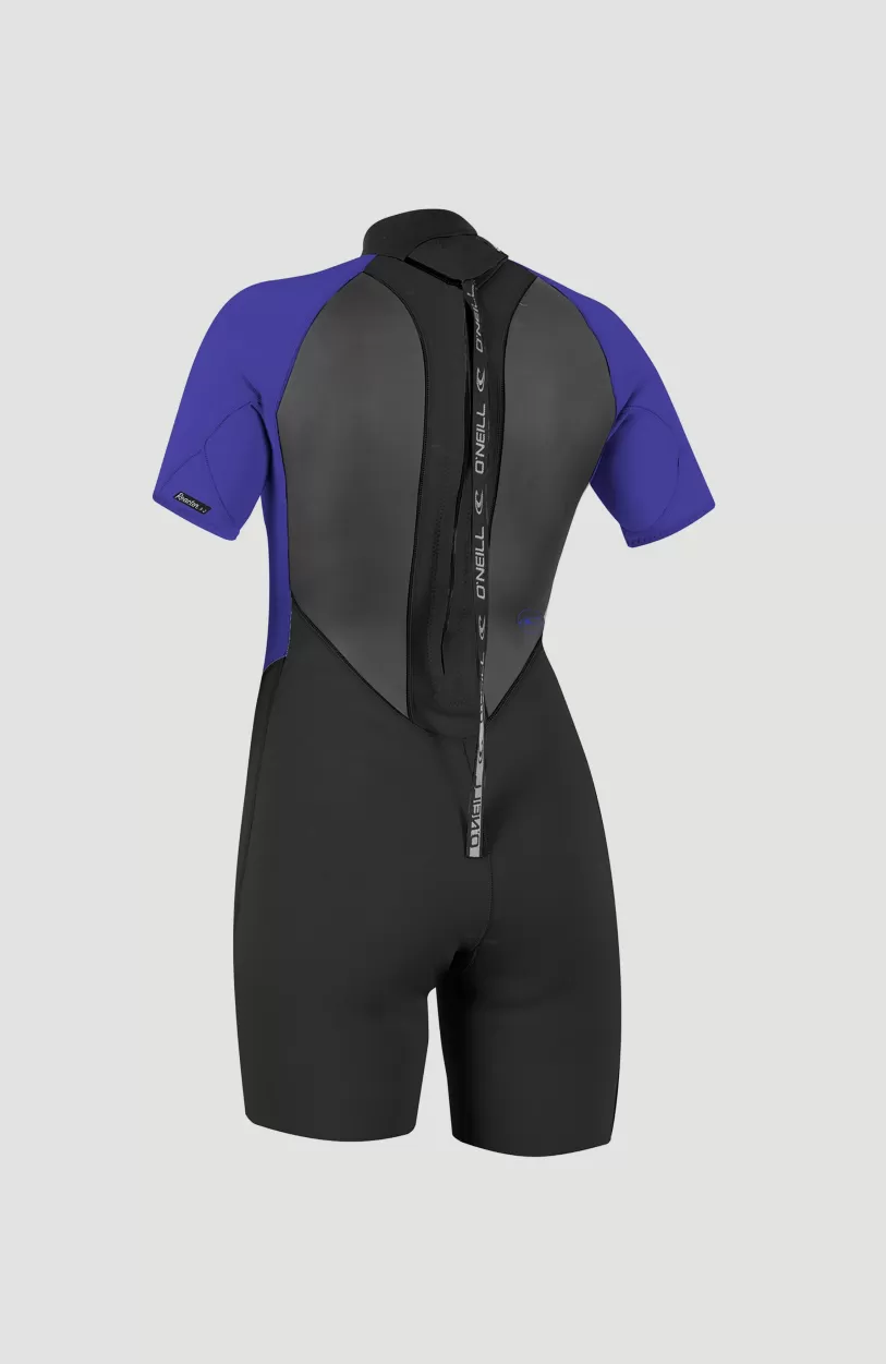 Shop O’Neill Reactor-2 2mm Back Zip Shortsleeve Spring Wetsuit | BLACK/COBALT