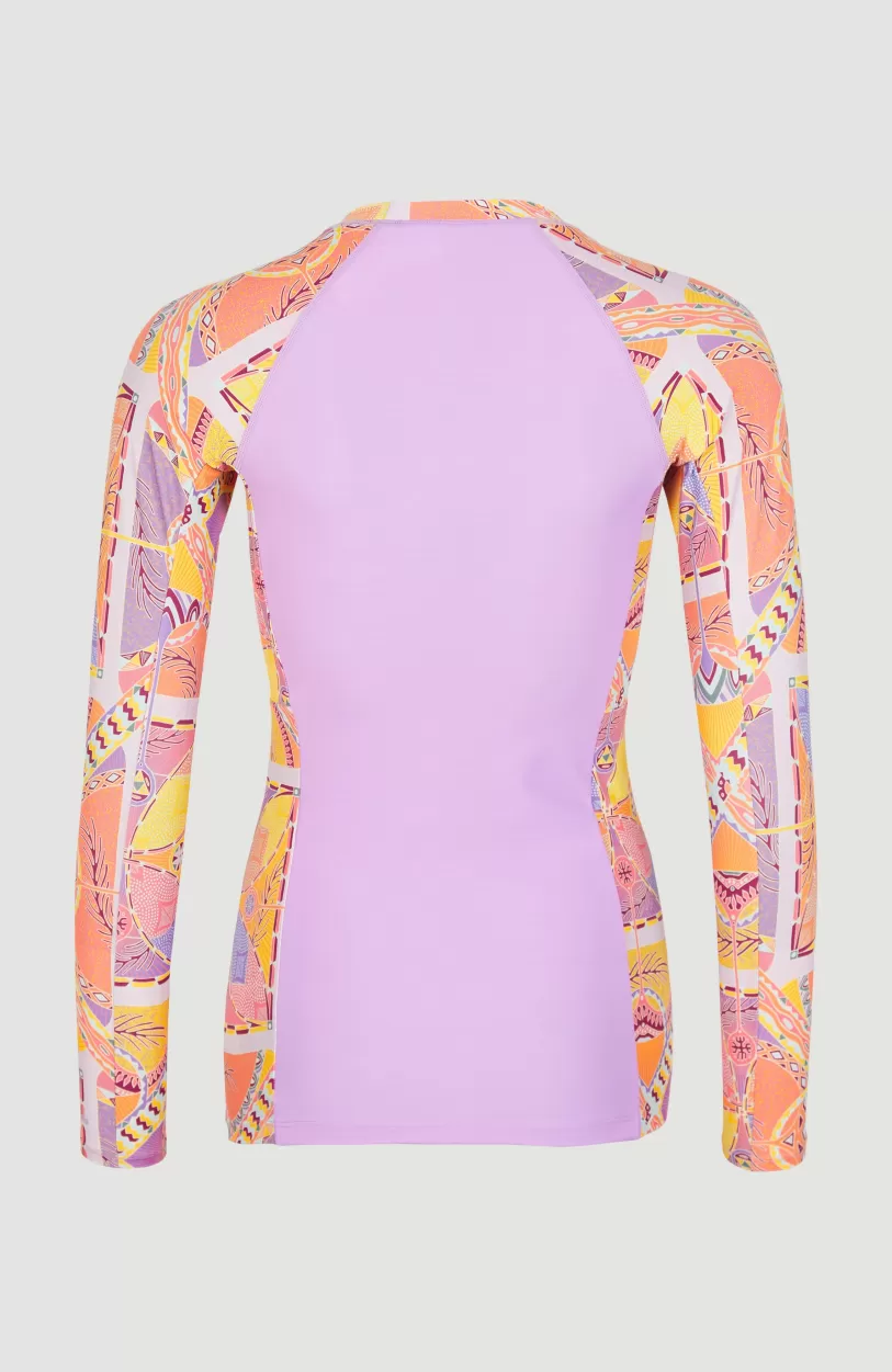 Flash Sale O’Neill Shirt Anglet Met Lange Mouwen En Beschermingsfactor UPF 50+ | Yellow Scarf Print