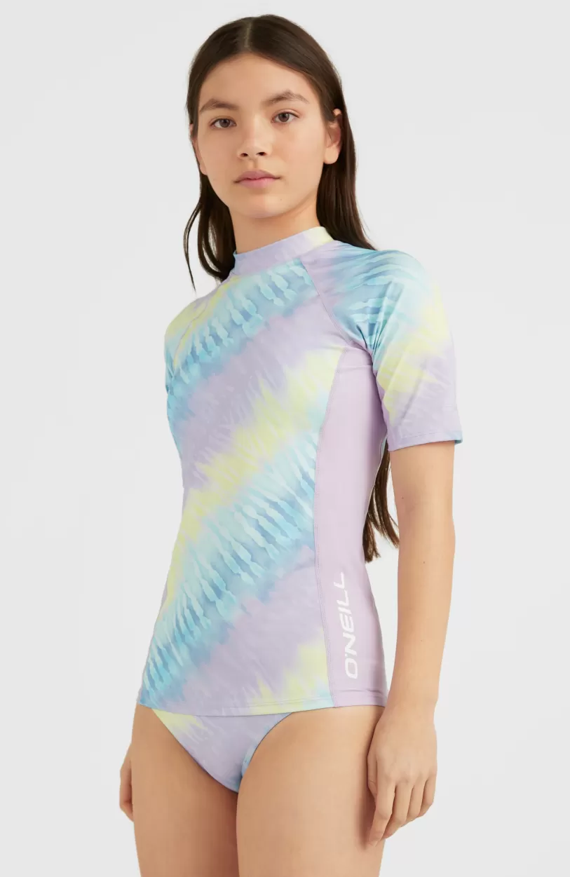 Flash Sale O’Neill Shirt O'Neill Printed Met Korte Mouwen | Blue Tie Dye