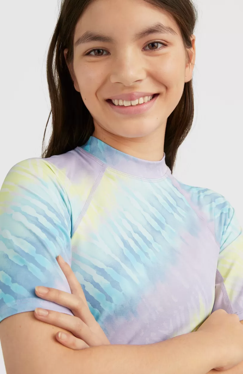 Flash Sale O’Neill Shirt O'Neill Printed Met Korte Mouwen | Blue Tie Dye