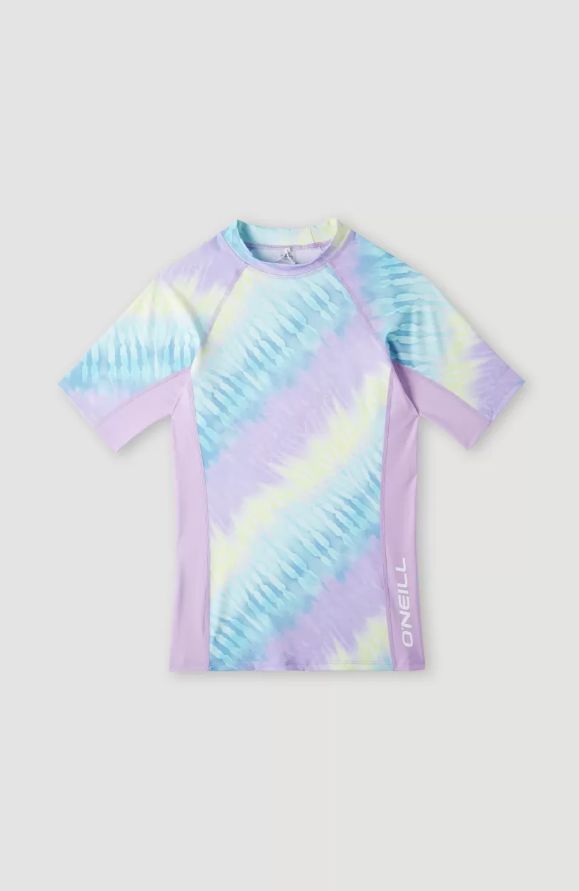 Flash Sale O’Neill Shirt O'Neill Printed Met Korte Mouwen | Blue Tie Dye