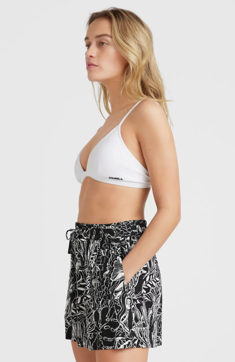 Cheap O’Neill Short Java Wave Met Hoge Taille | White . Black Comic Seaweed