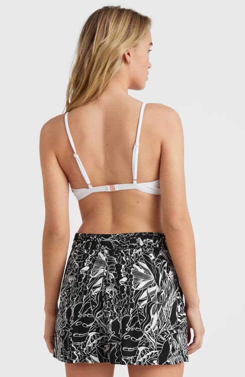 Cheap O’Neill Short Java Wave Met Hoge Taille | White . Black Comic Seaweed