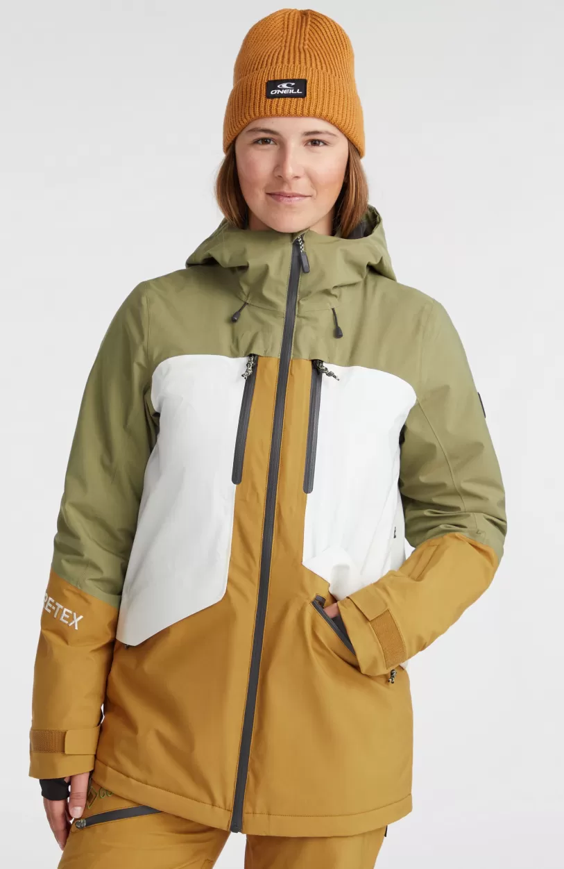 Discount O’Neill Ski Jas GORE-TEX Psycho Tech | Deep Lichen Green Colour Block