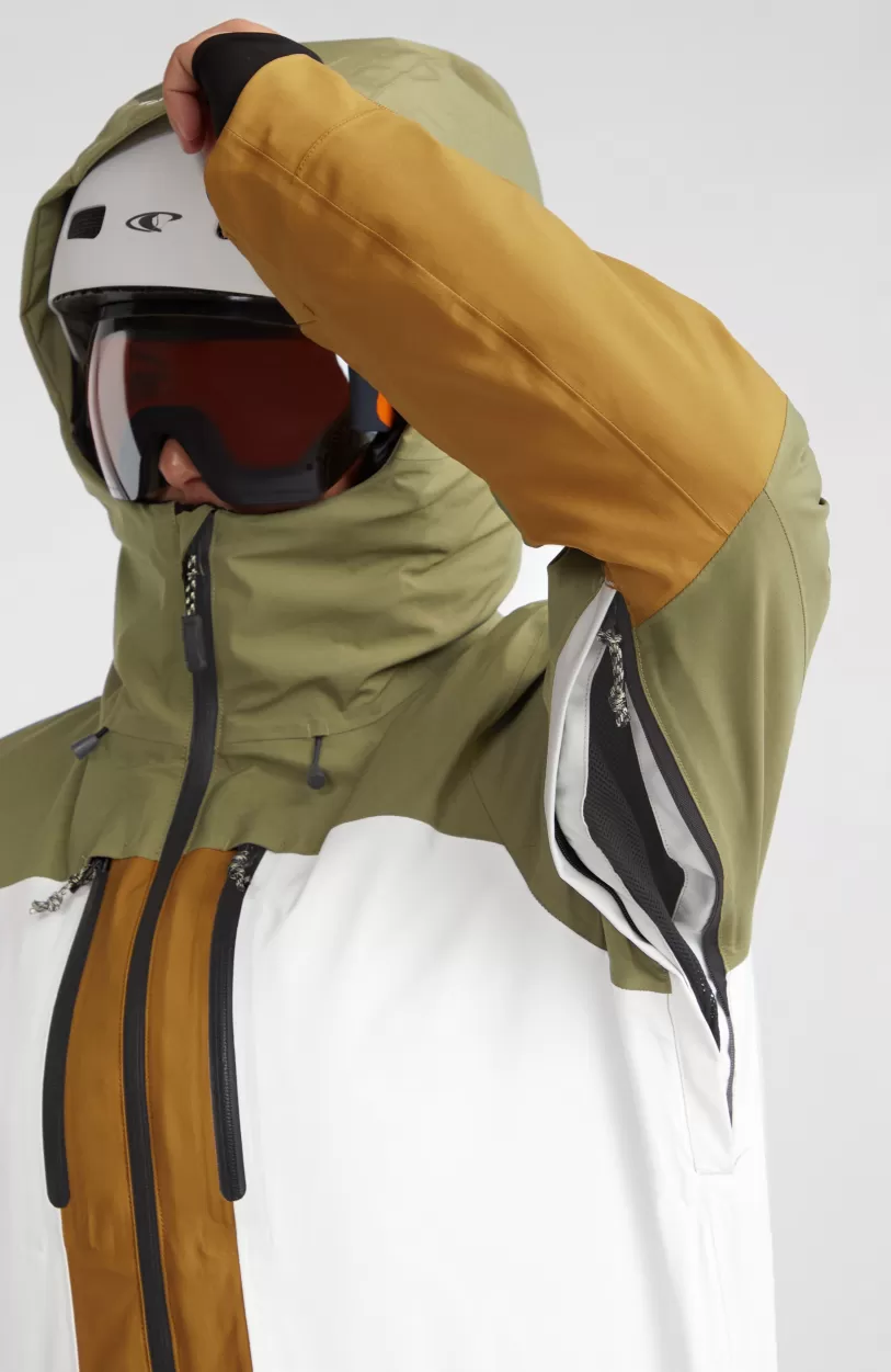 Discount O’Neill Ski Jas GORE-TEX Psycho Tech | Deep Lichen Green Colour Block