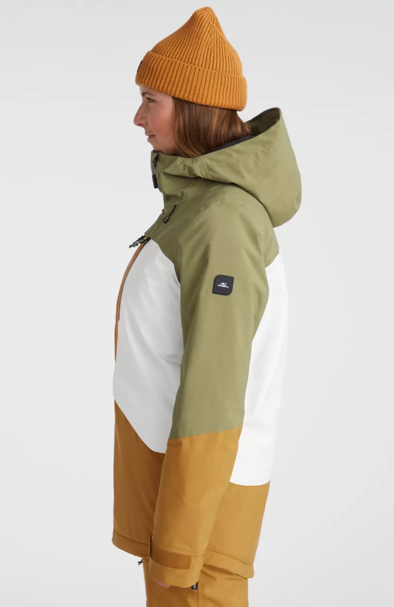 Discount O’Neill Ski Jas GORE-TEX Psycho Tech | Deep Lichen Green Colour Block